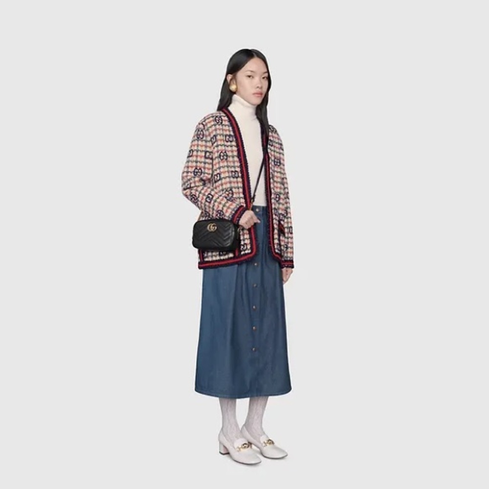 NEW GG MARMONT MINI SHOULDER BAG - Picture 4 of 10